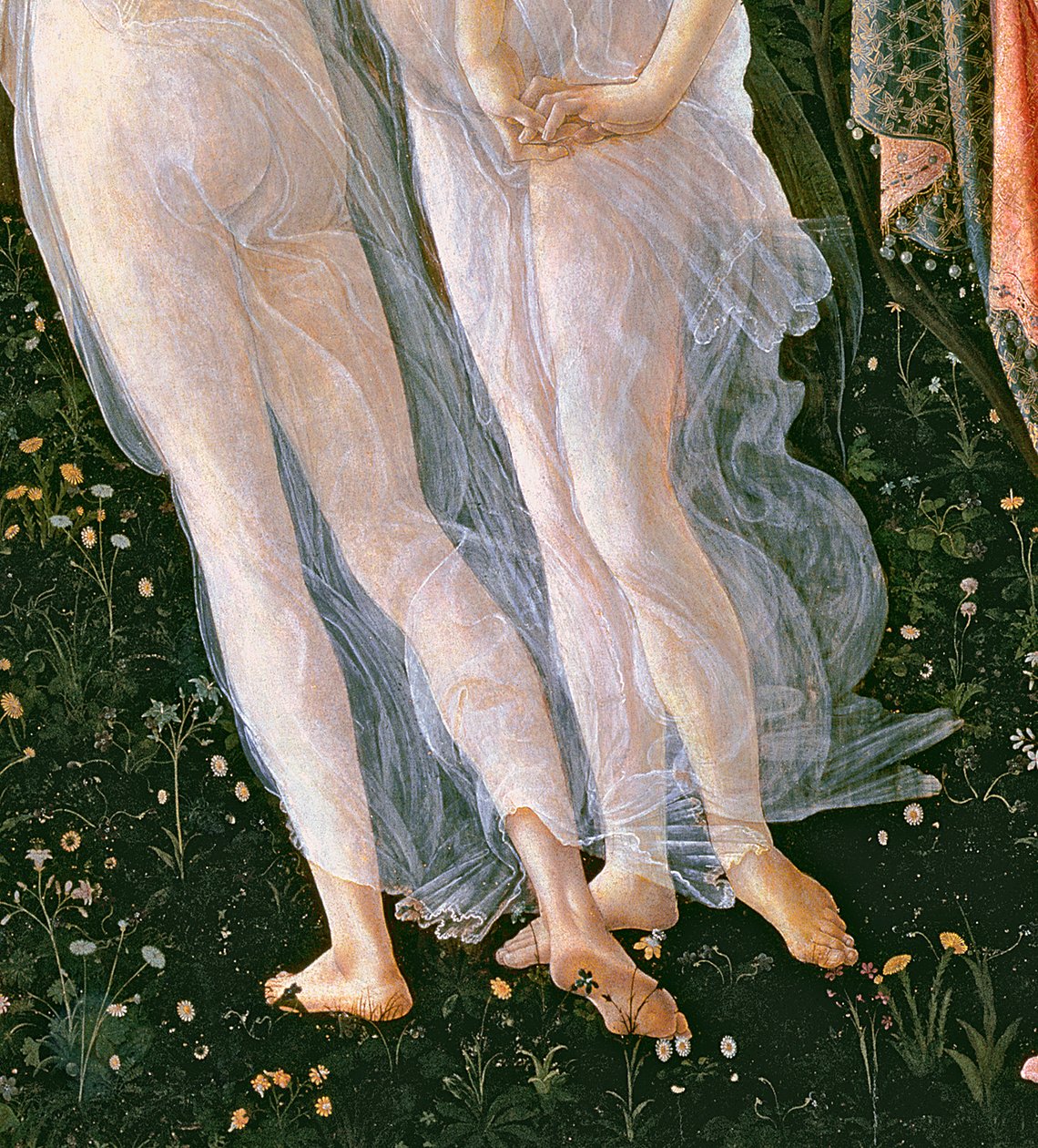 Primavera, (detail) by Sandro Botticelli