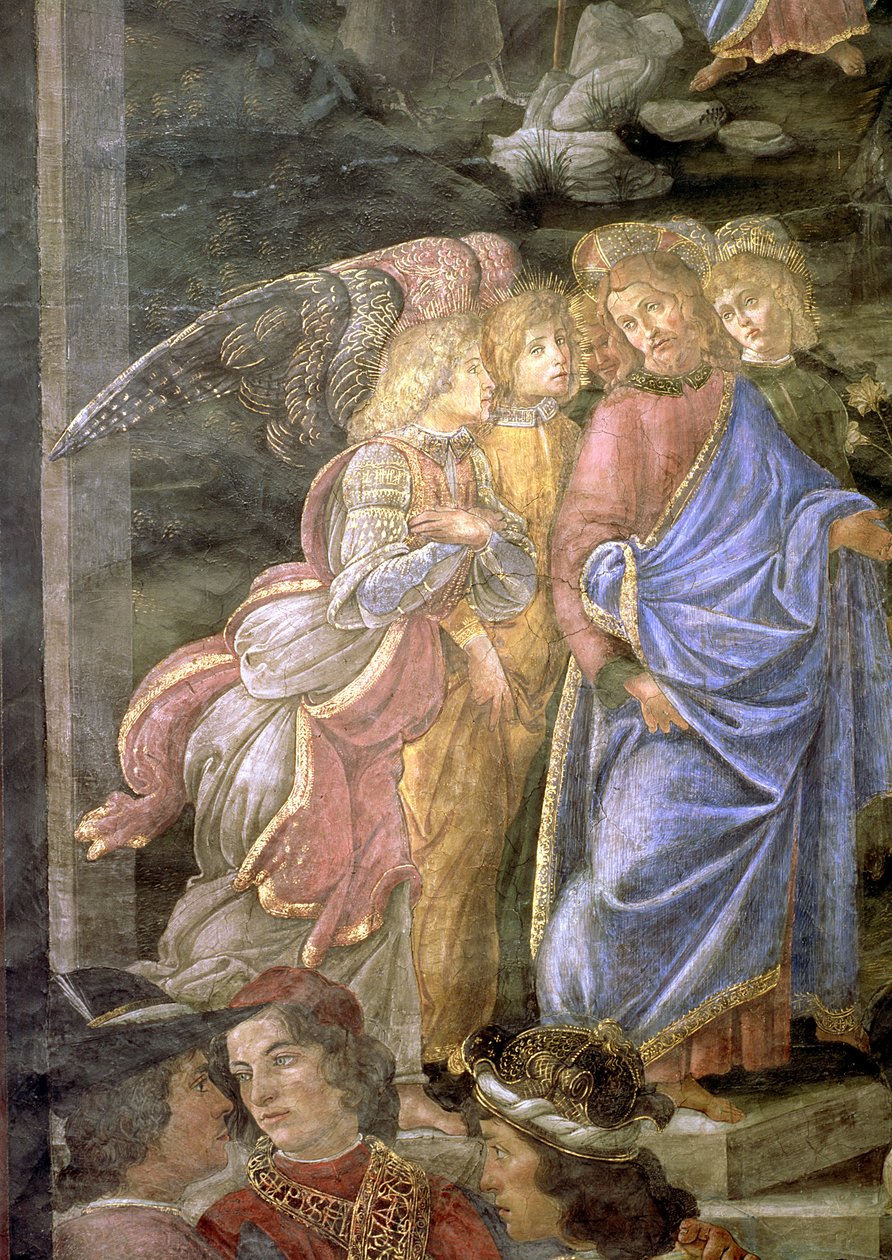 The Purification of the Leper and the Temptation of Christ, from the Sistine Chapel, 1481 (detail) by Sandro Botticelli
