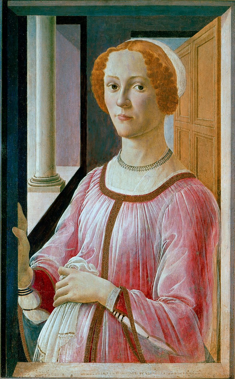 Portrait of Smeralda Bandinelli by Sandro Botticelli