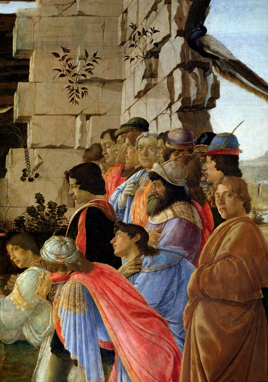 The Adoration of the Magi (Detail of the Self-Portrait) by Sandro Botticelli