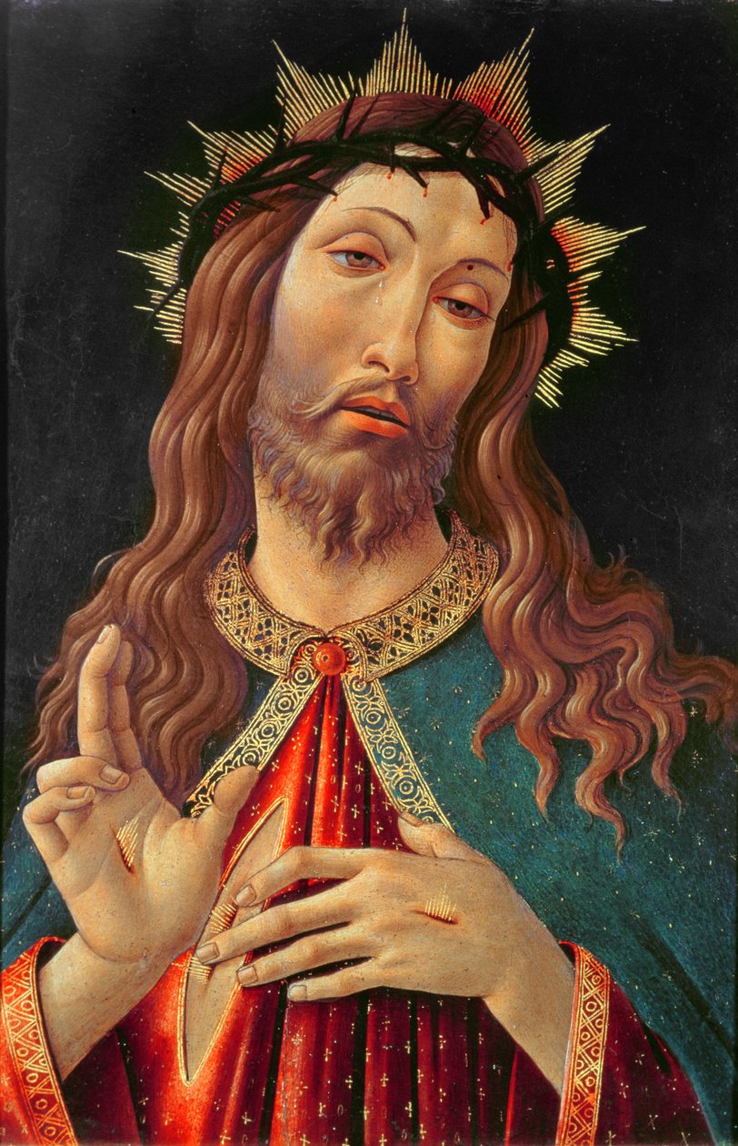 Ecce Homo, or The Redeemer, c.1474 by Sandro (attr. to) Botticelli