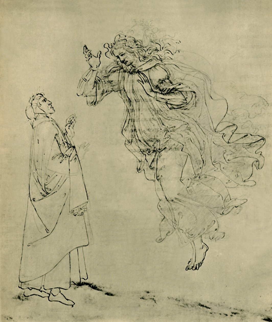 Dante and Beatrice, 1492-1495, 1943 by Sandro Botticelli