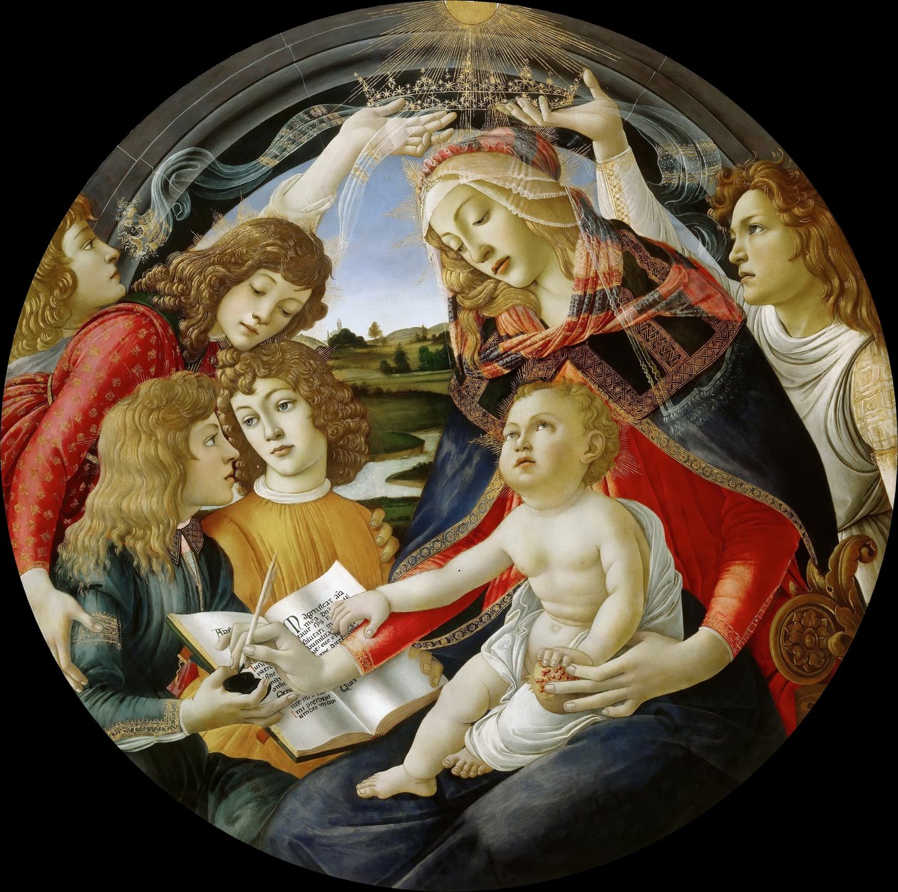 Madonna of the Magnificat by Sandro Botticelli