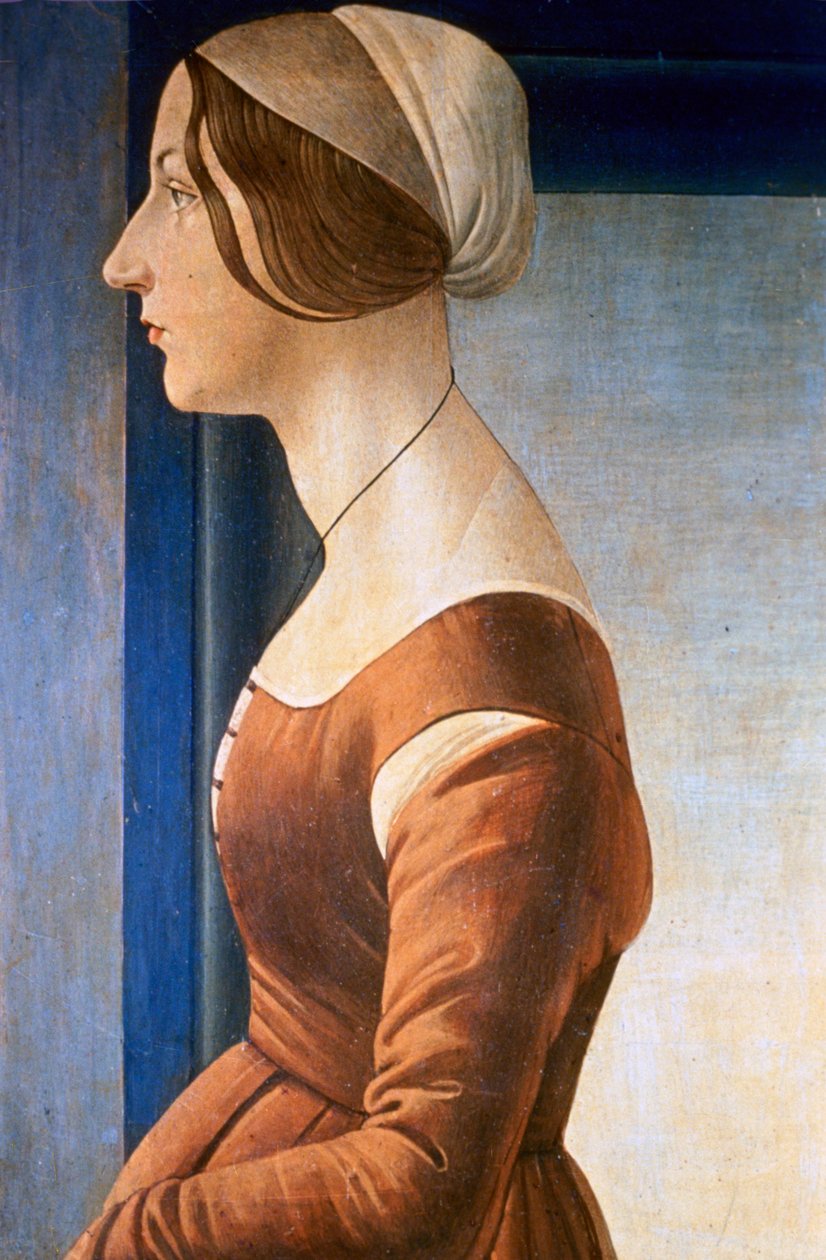 La Bella Simonetta, 1475 by Sandro Botticelli