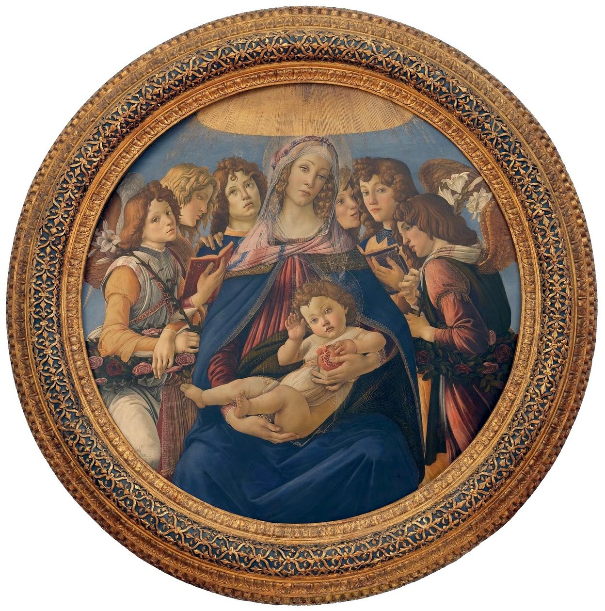 Madonna of the Pomegranate by Sandro Botticelli