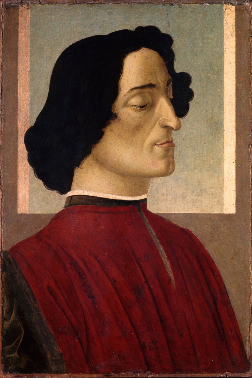 Portrait of Giuliano de Medici by Sandro Botticelli