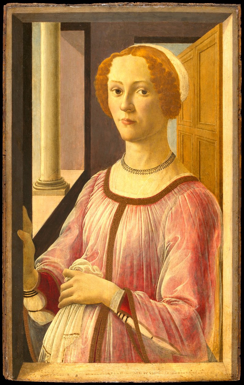 Portrait of Smeralda Bandinelli by Sandro Botticelli