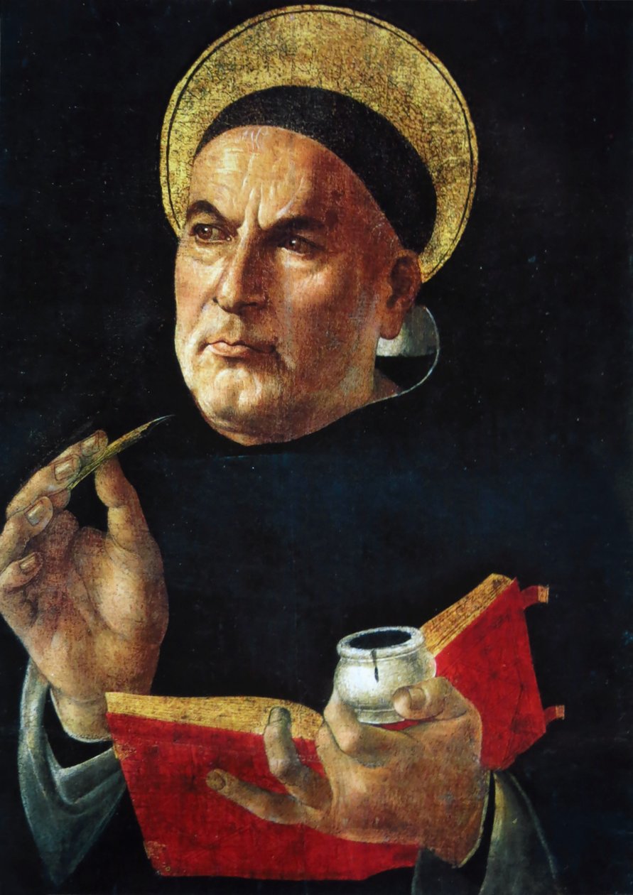 Saint Thomas Aquinas by Sandro Botticelli