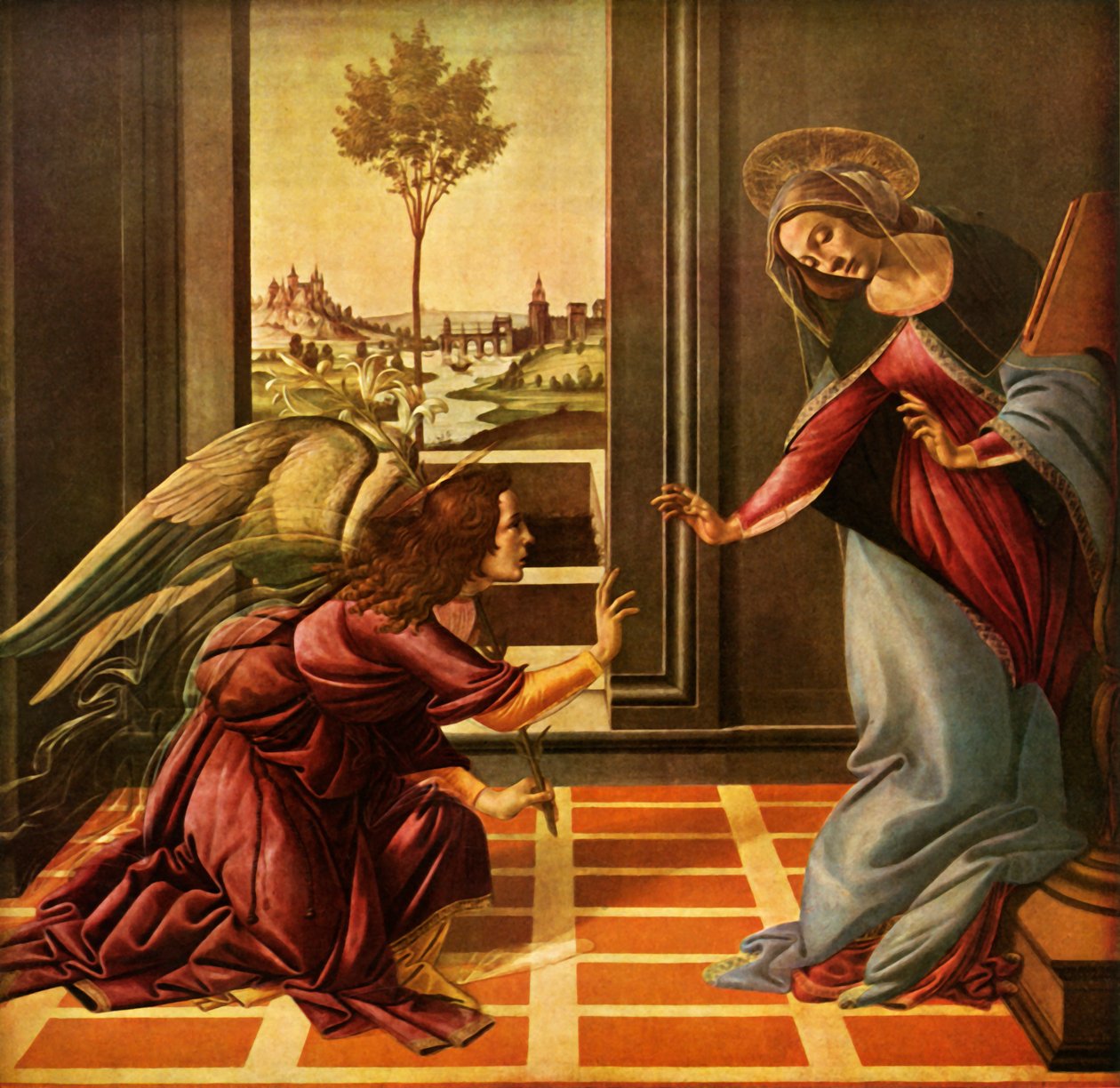 The Cestello Annunciation, 1489, 1937 by Sandro Botticelli