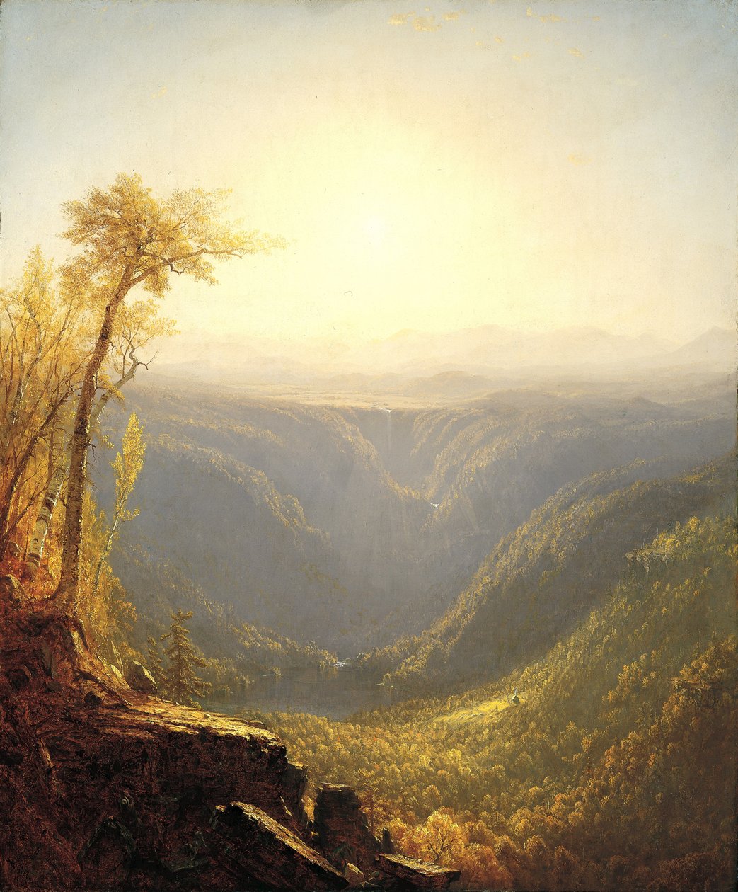 A Gorge in the Mountains (Kauterskill Clove), 1862 by Sanford Robinson Gifford
