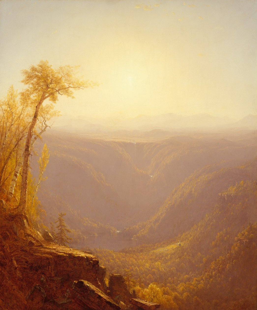 A Gorge in the Mountains Kauterskill Clove by Sanford Robinson Gifford