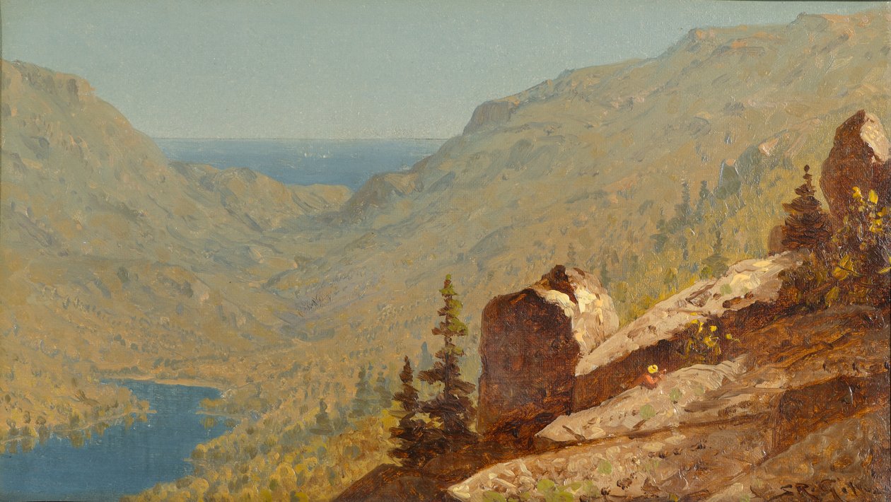 A Sketch at Mount Desert, Maine by Sanford Robinson Gifford