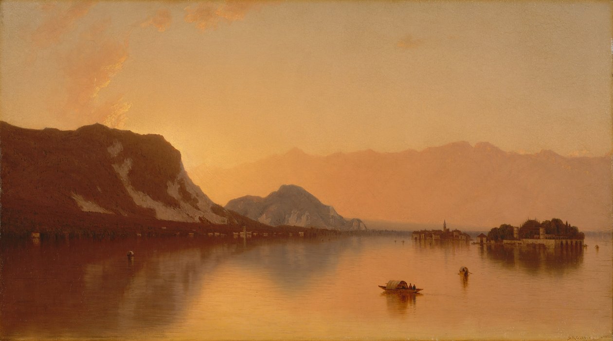 Isola Bella in Lago Maggiore by Sanford Robinson Gifford