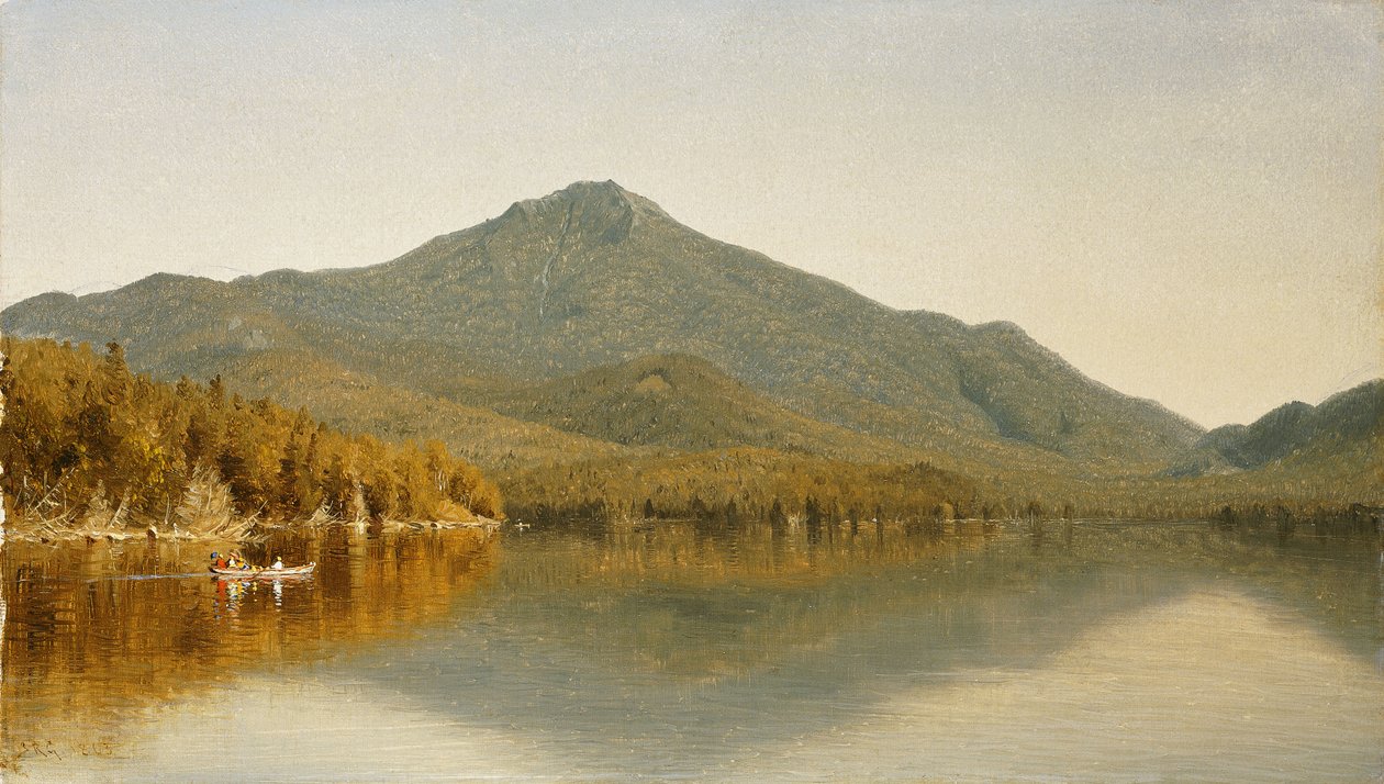 Mount Whiteface from Lake Placid, in the Adirondacks, 1863 by Sanford Robinson Gifford
