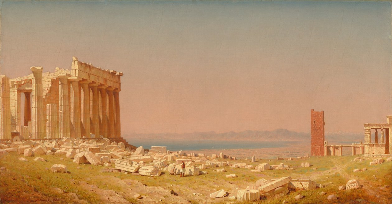 Ruins of the Parthenon by Sanford Robinson Gifford