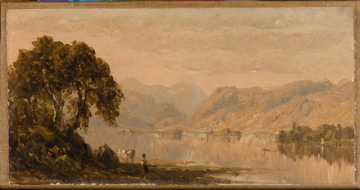 Rydalwater, a Sketch by Sanford Robinson Gifford