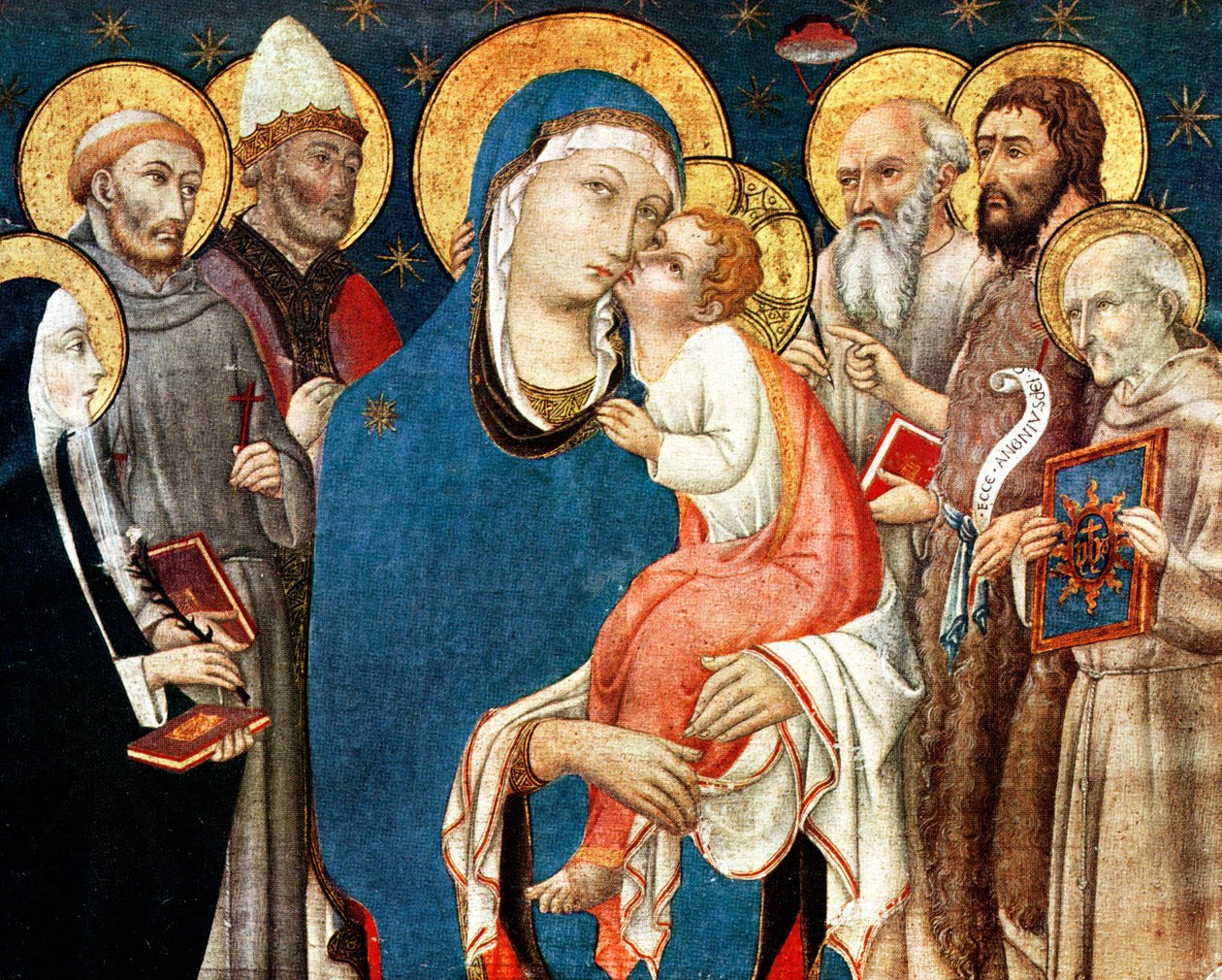 The Madonna and Child with Saints by Sano di Pietro