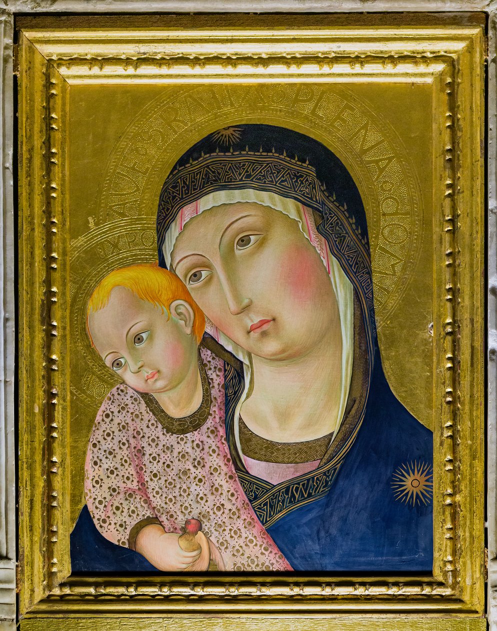 Madonna of the Pillar by Sano di also Ansano di Pietro di Mencio Pietro