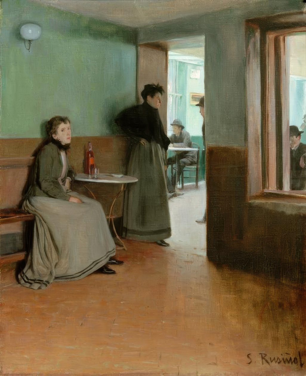 Aquarium (Interior of a Café) by Santiago Rusiñol