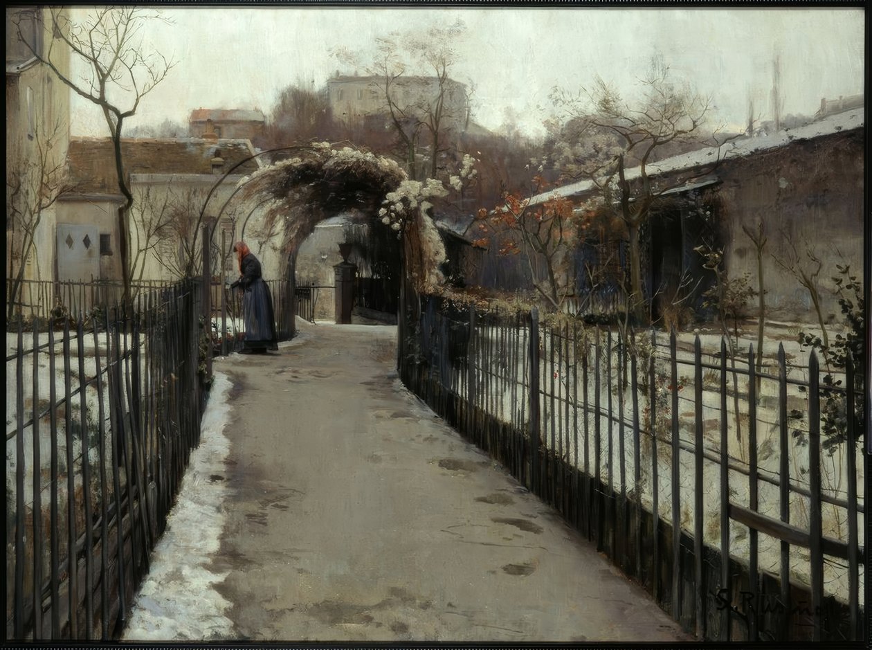 Garden in Winter by Santiago Rusiñol