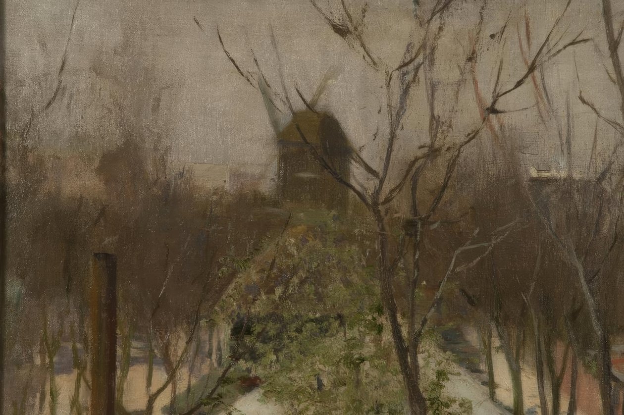 Park of Moulin de la Galette by Santiago Rusiñol