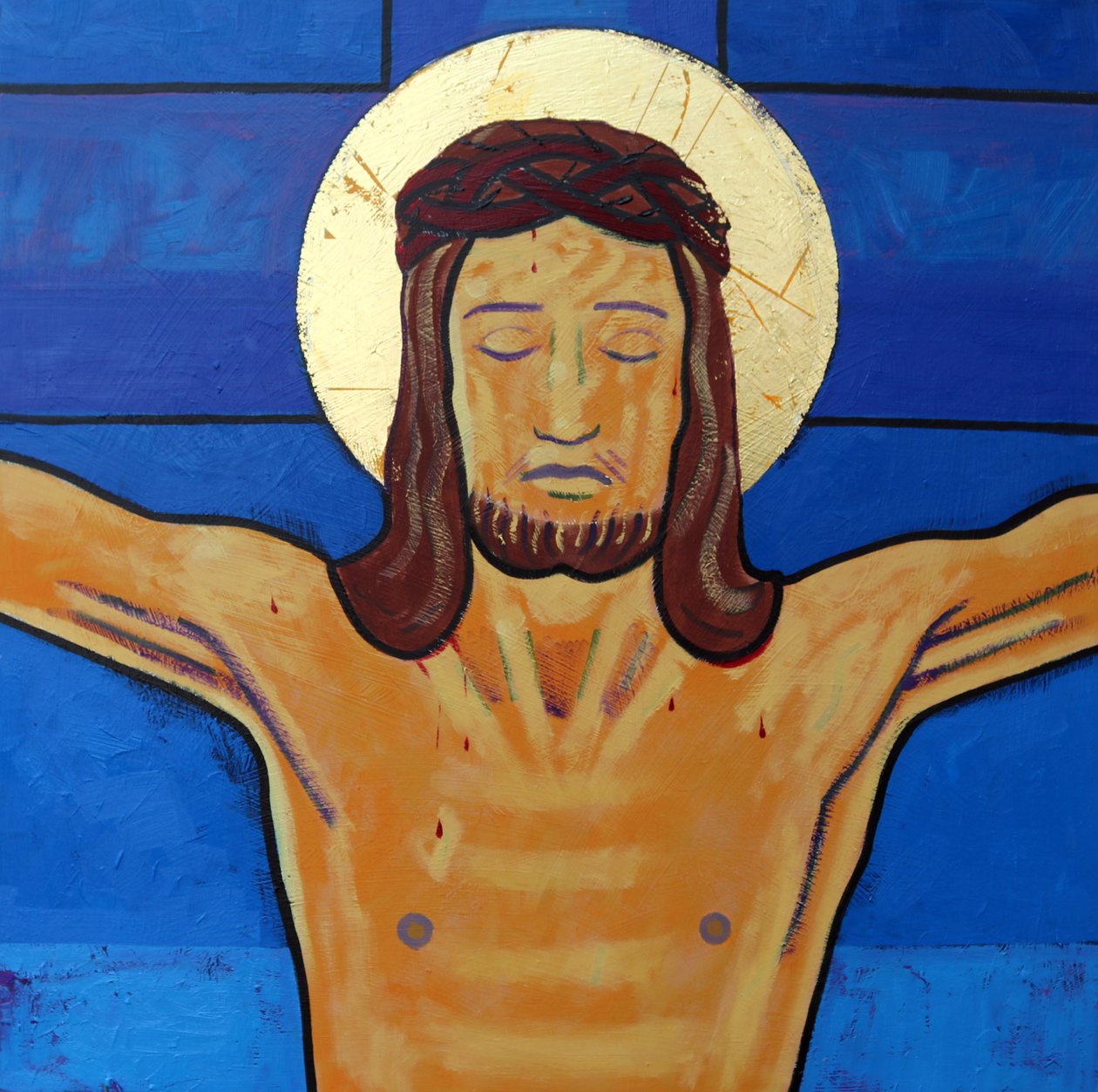 Jesus dies on the cross by Sara Hayward
