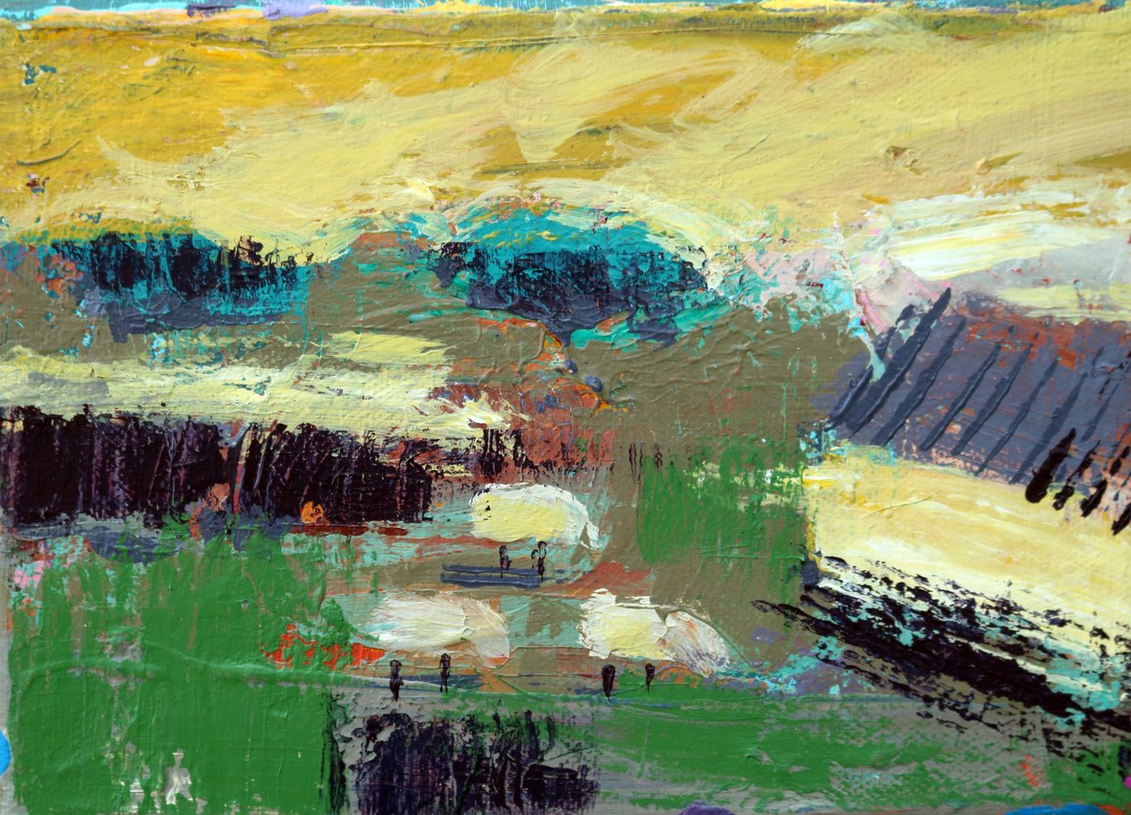 Landscape Iona I by Sara Hayward