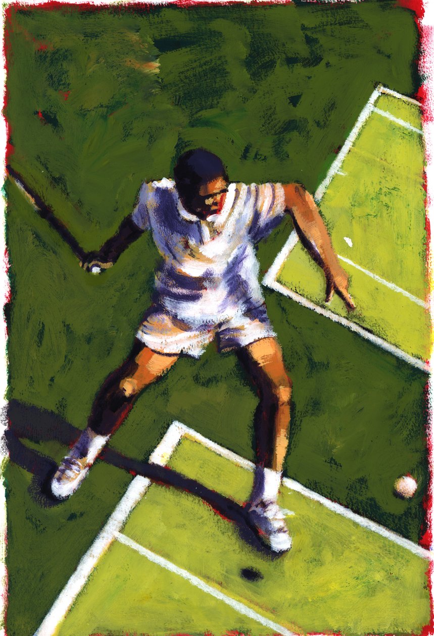 Tennis Player by Sara Hayward