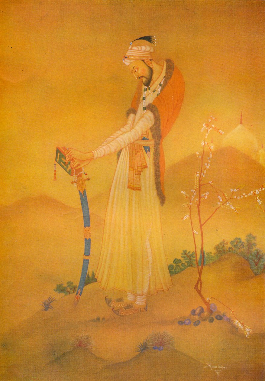 The Mogul Emperor Alamgir, 20th century 1932 by Sarada Charan Ukil