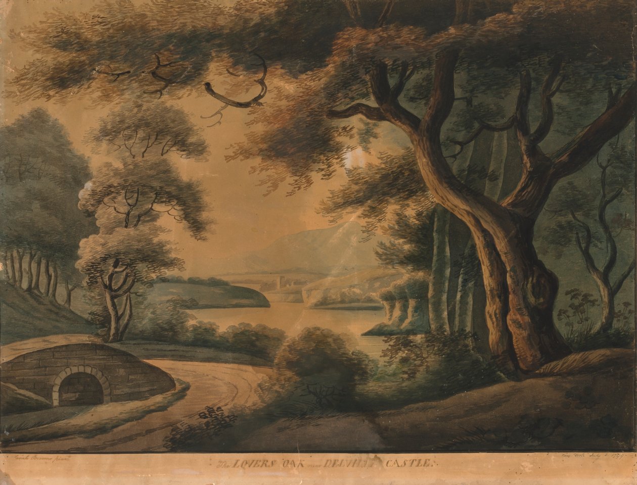 The Lovers Oak near Delville Castle by Sarah Broome