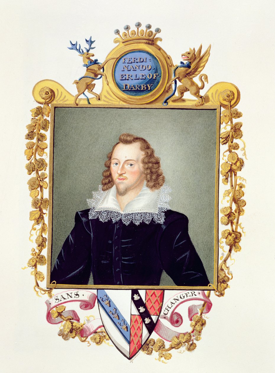 Portrait of Ferdinando Stanley, 5th Earl of Derby by Sarah Countess of Essex