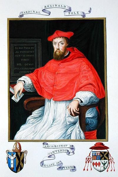 Portrait of Reginald Pole (1500-58) Archbishop of Canterbury and Legate of Viterbo from 