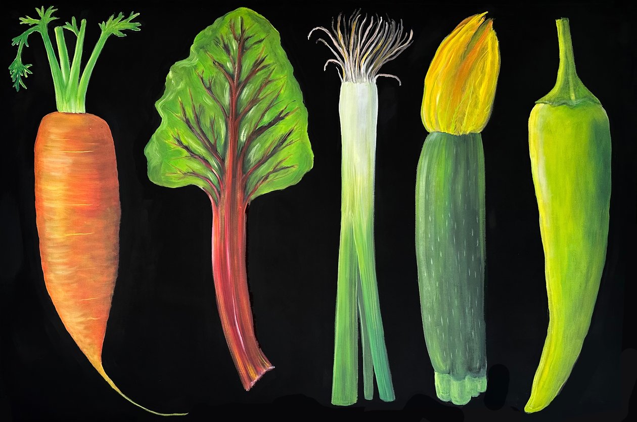 Vegetables, 2024 by Sarah Thompson Engels