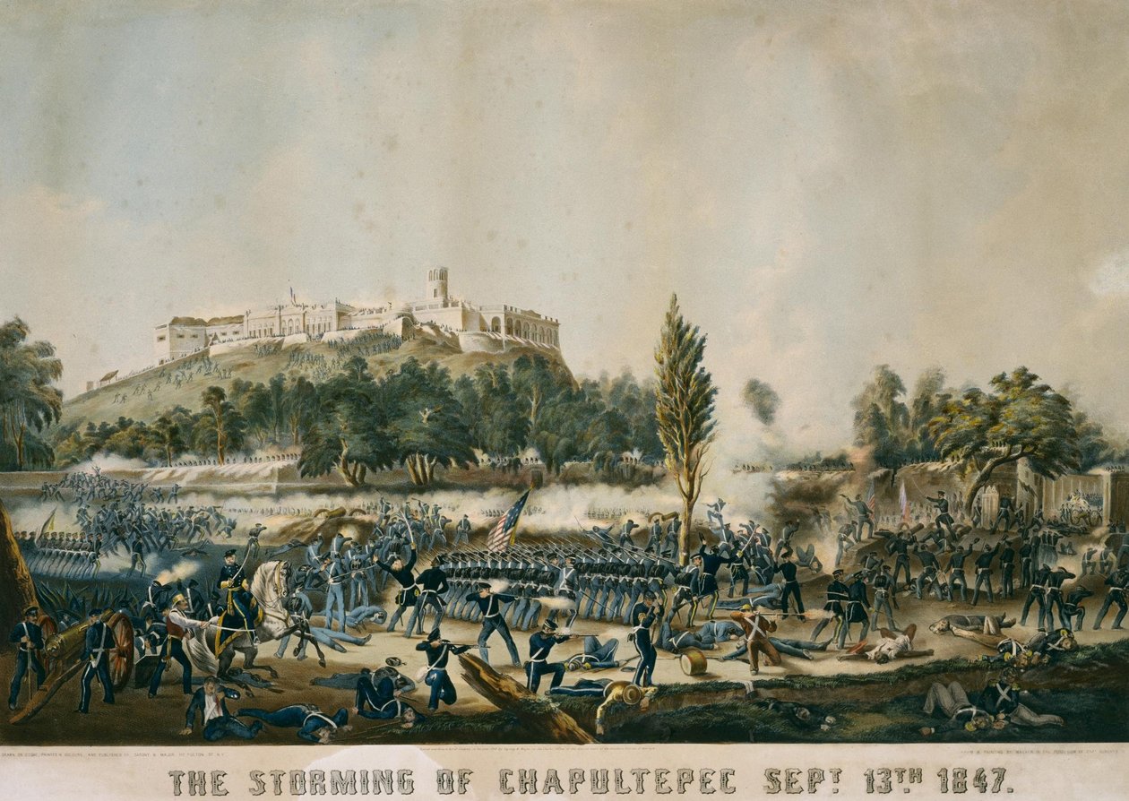 The Storming of Chapultepec Sept. 13th 1847 by Sarony and Major