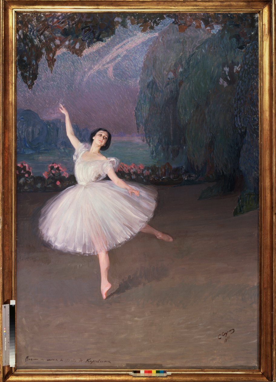 The Tamara Karsavina Ballerina in Sylphide by Savelij Abramovich Sorin