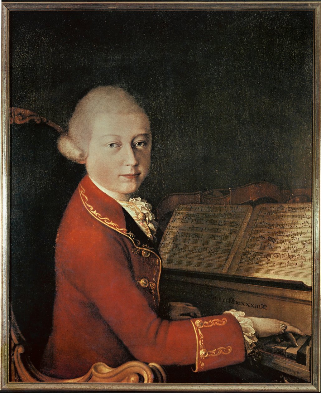 Mozart in Verona by Saverio dalla (after) Rosa