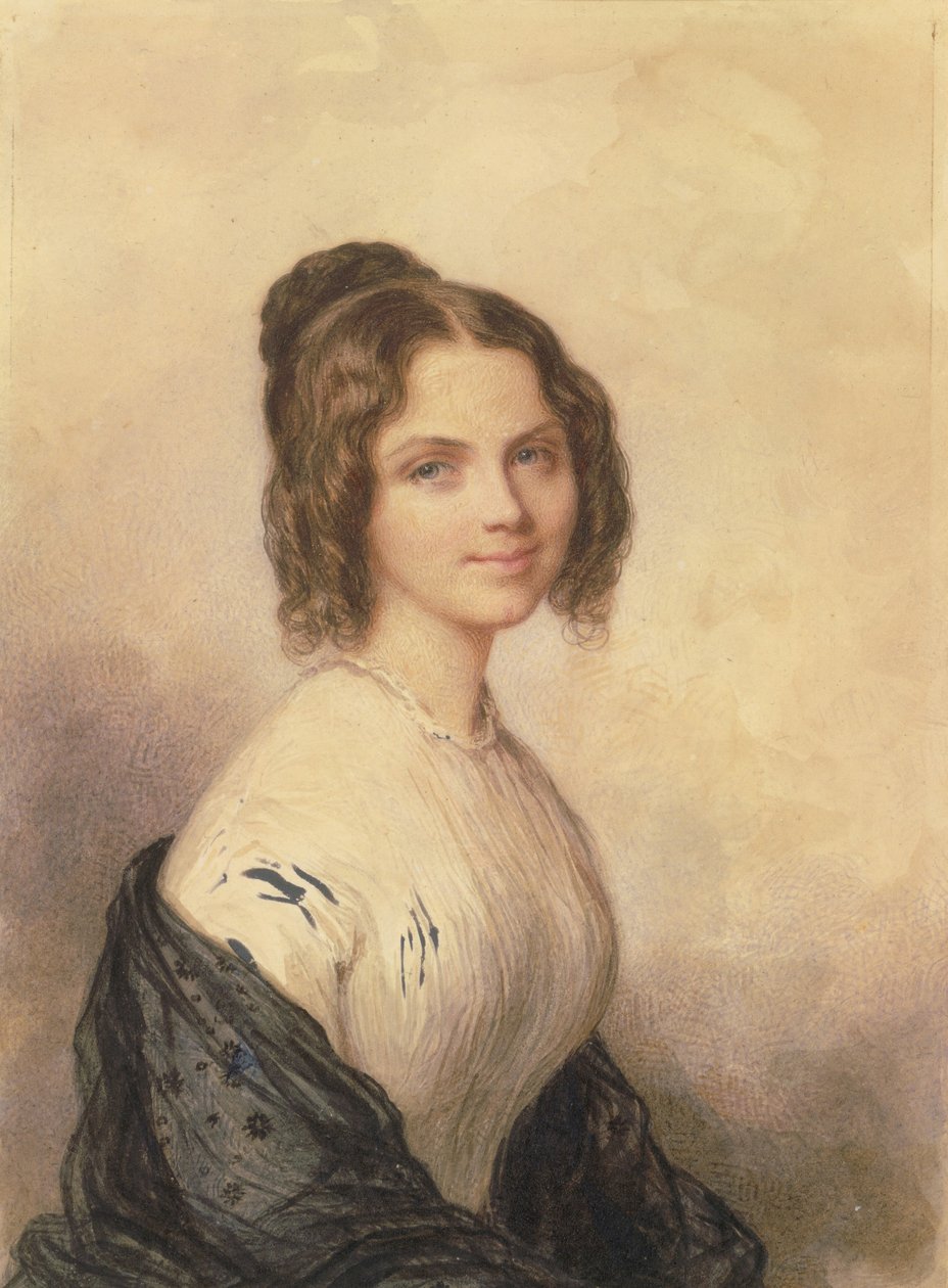 Anne Charlotte Lynch, ca. 1847 by Savinien Edme Dubourjal