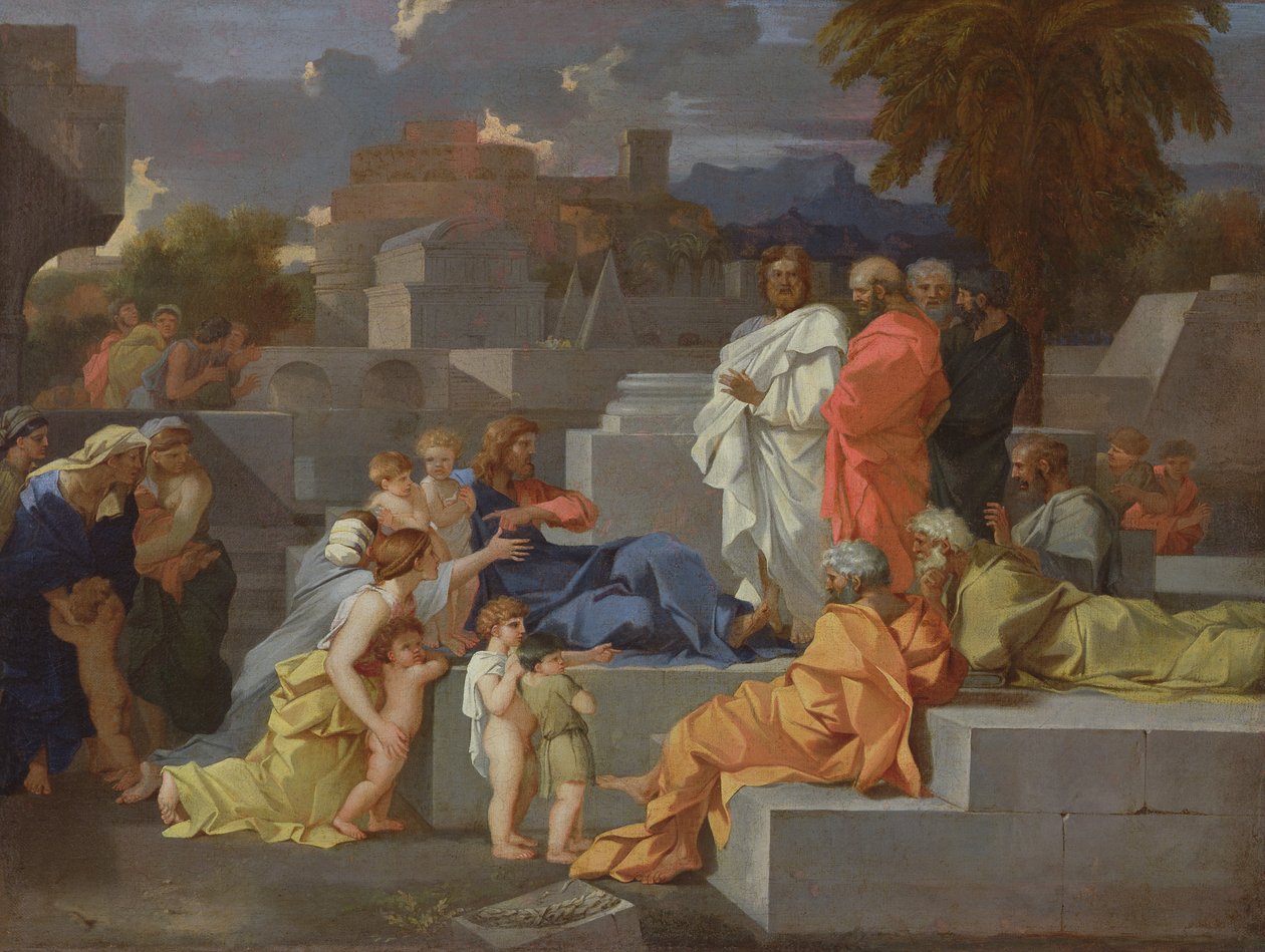 Christ with the Children by Sébastien Bourdon