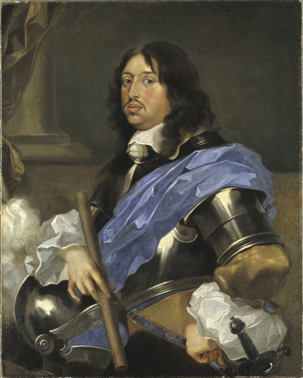 Portrait of King Charles X Gustav of Sweden by Sébastien Bourdon