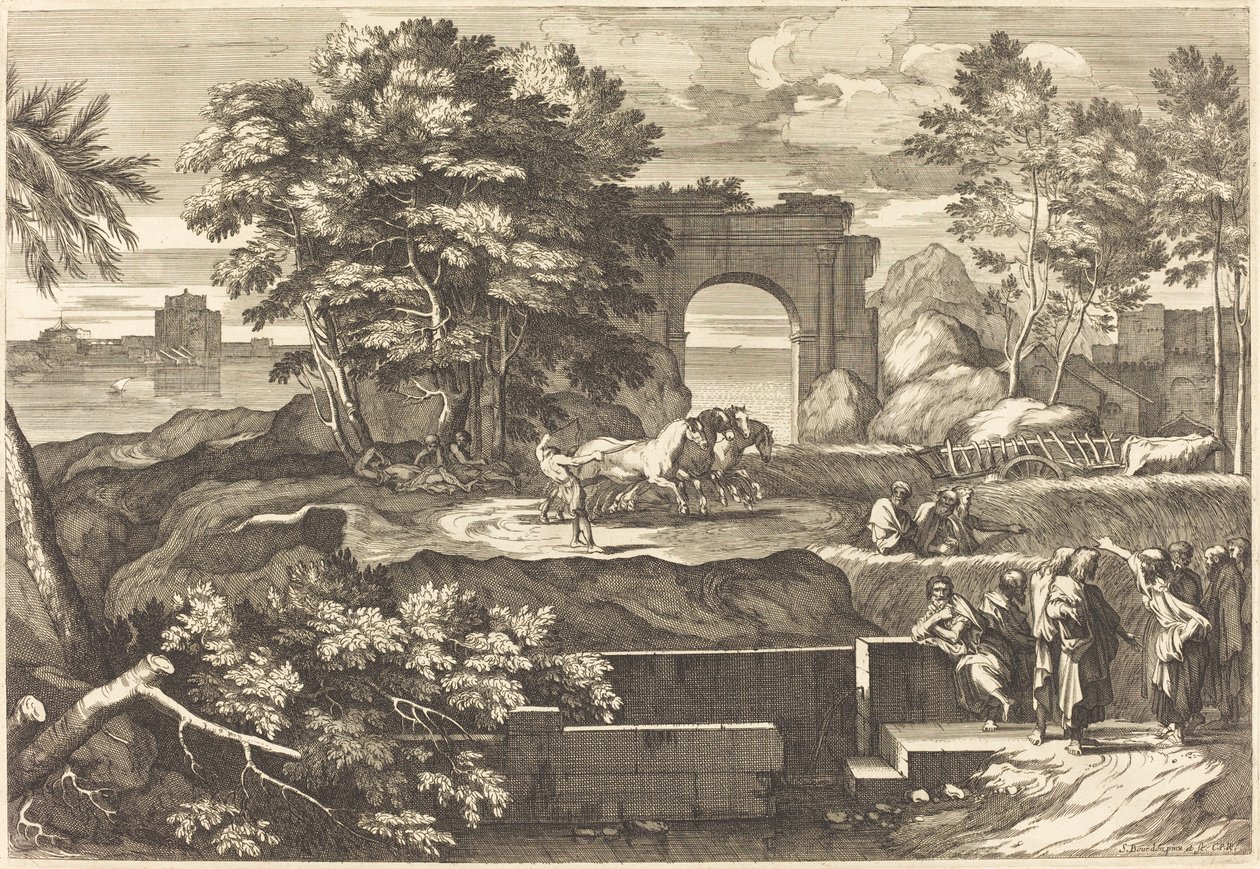 The Pharisees Complain to Our Lord by Sébastien Bourdon