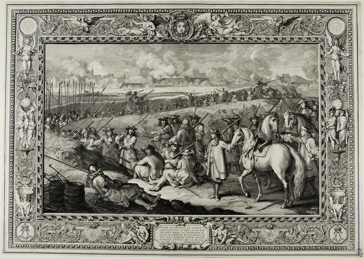 Siege of Tourney 1667 by Sébastien Le Clerc the elder