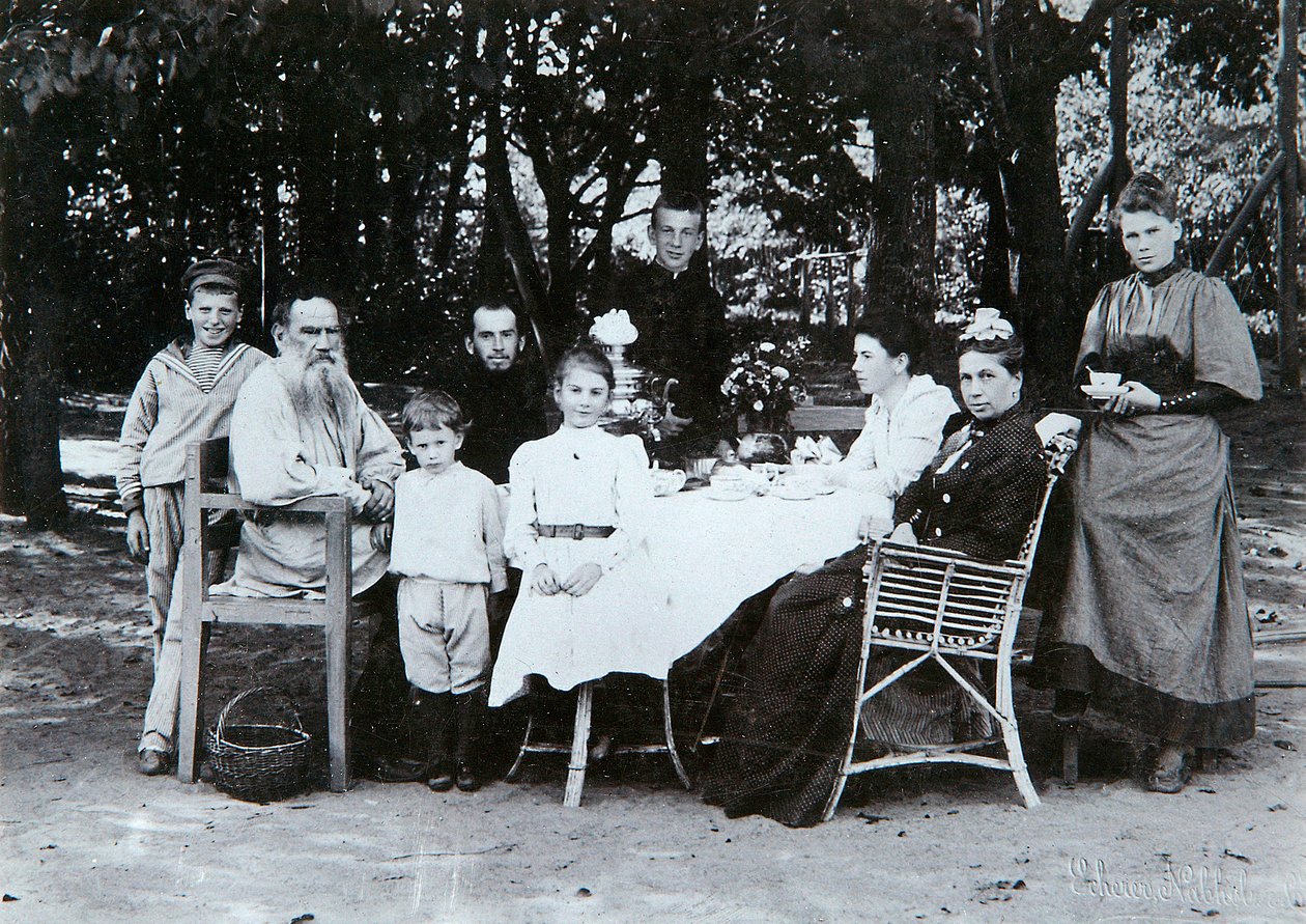 The family of Russian author Leo Tolstoy by Scherer Nabholz and Co