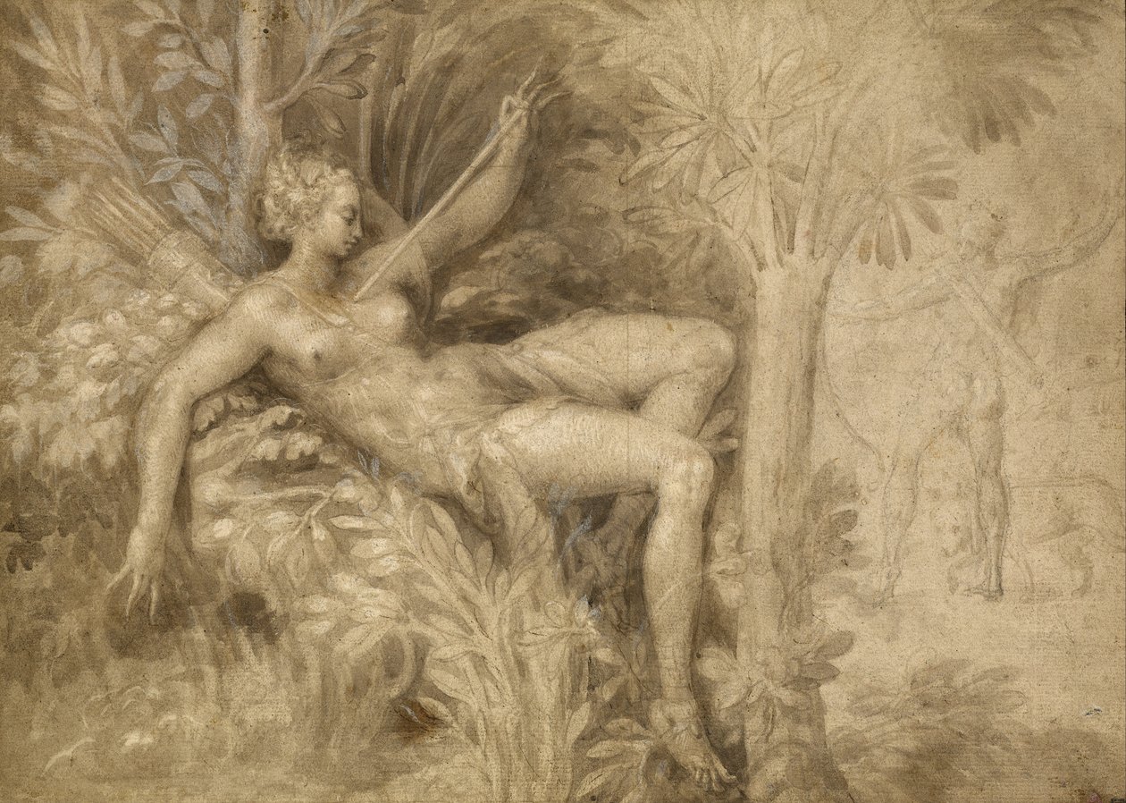 Procris and Cephalus by Fontainebleau School
