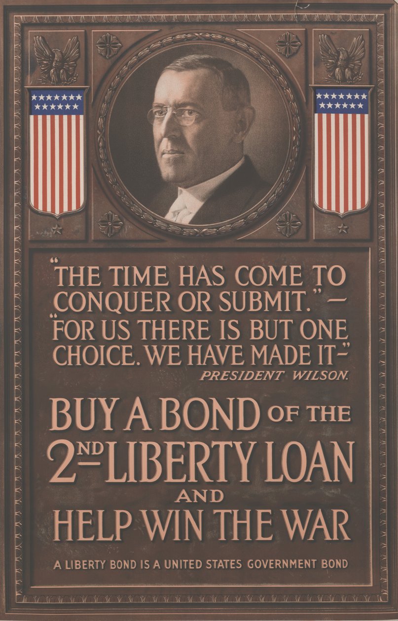 Buy a bond of the 2nd Liberty Loan and help win the War, c.1917 by School American