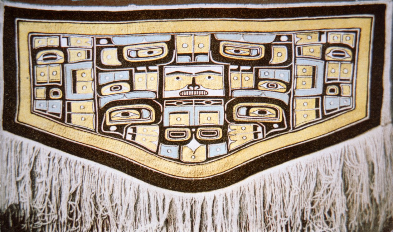 Chilkat Blanket Tlingit Tribe by School American