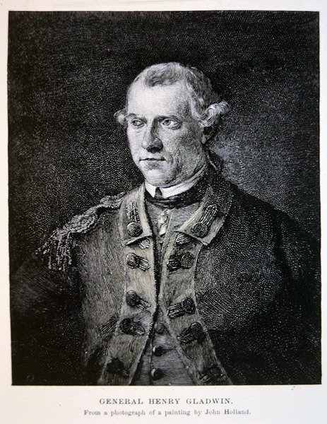 General Henry Gladwin, from a photograph of a painting by John Holland by School American