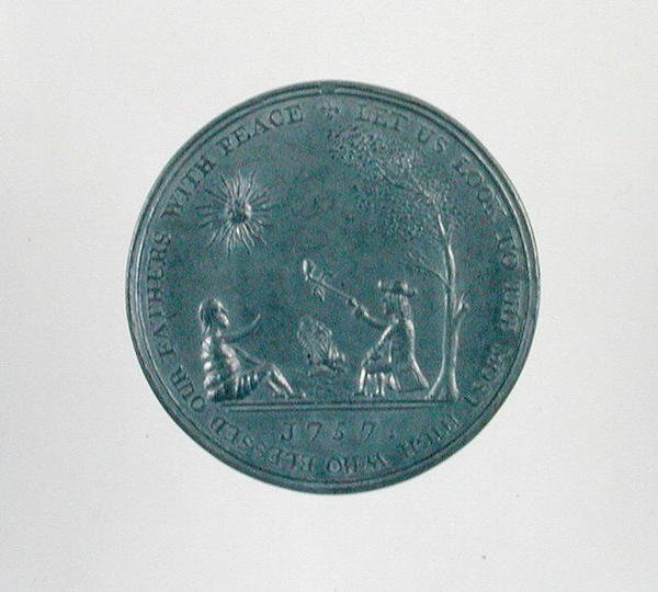 Indian peace medal by School American