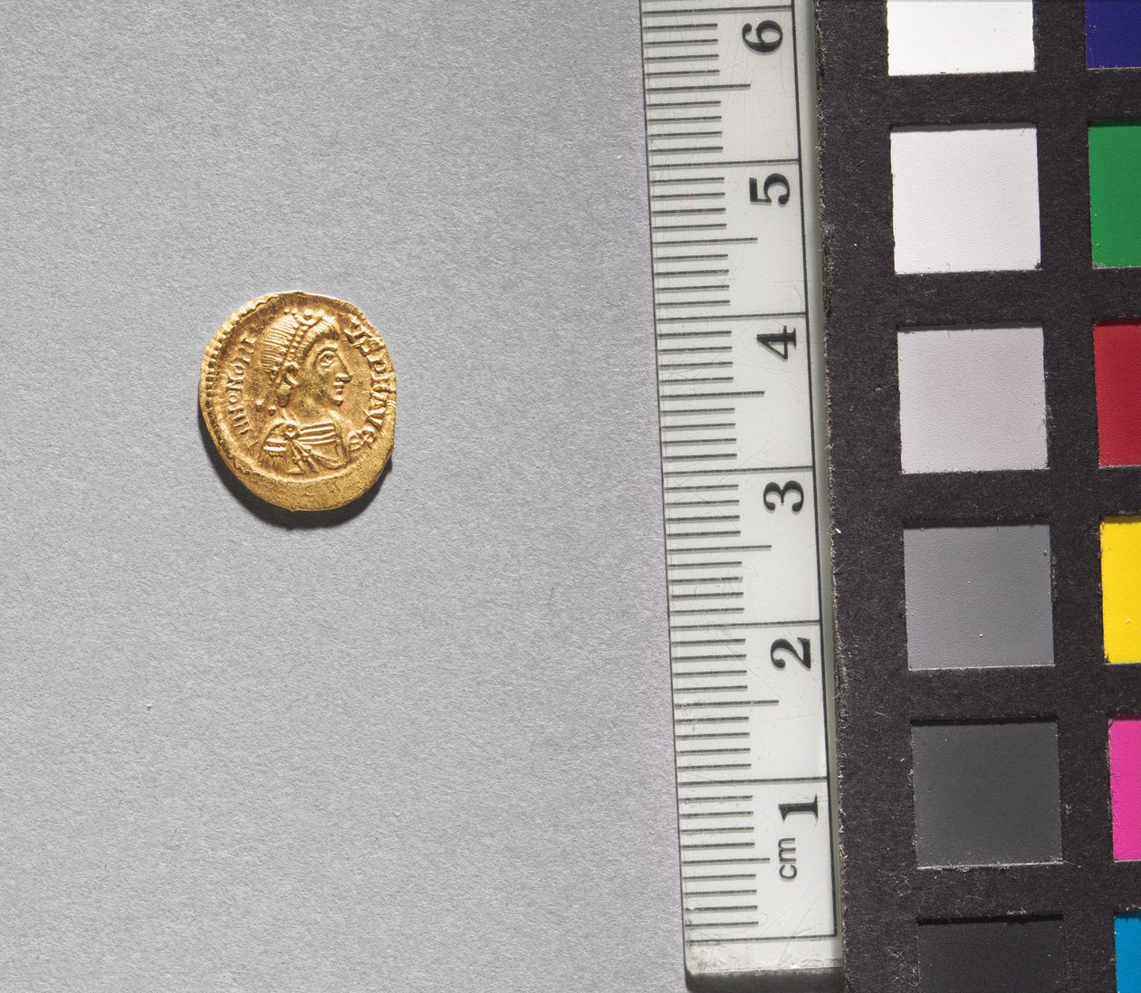Solidus of Arkadios (obverse), 395-408 (gold) by School Byzantine
