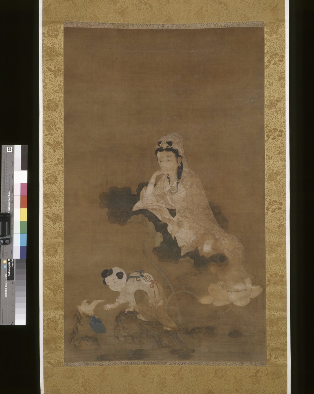 Avalokitesvara (Guanyin) On Lotus by School Chinese
