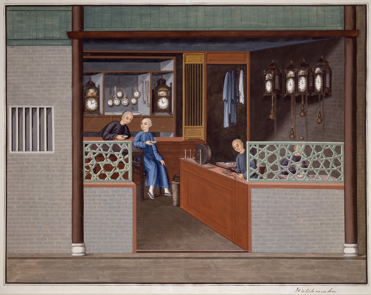Chinese Watchmaker by School Chinese